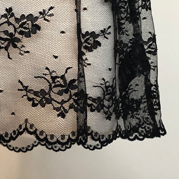 Like-New Black Dotted-Lace Talula/Aritzia Tank Top - Picture 9 of 14